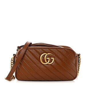 Gucci GG Marmont Shoulder Bag Matelasse Leather Small